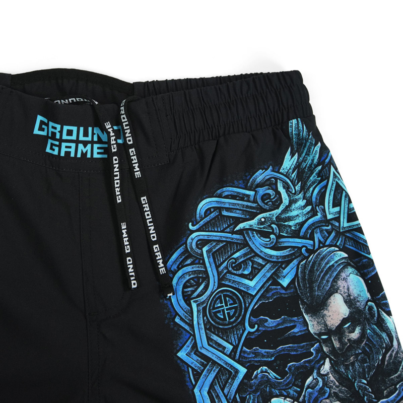 GROUNDGAME Viking light FIGHTSHORTS - BLACK